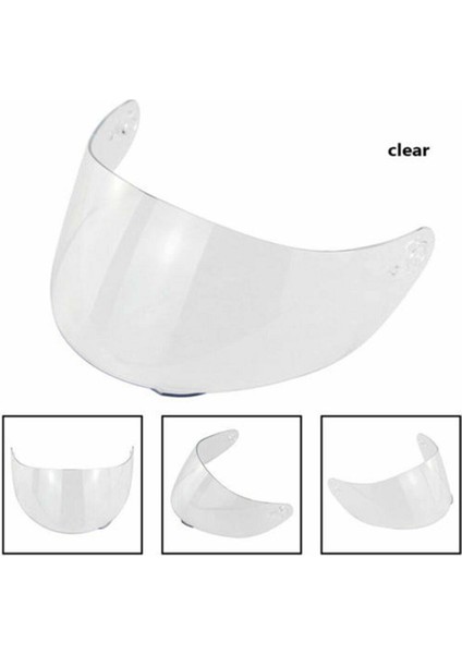 2 Adet 2 Anti Uv Anti Sis Motosiklet Kaskı Güneş Vizör Kalkanı Lens (Yurt Dışından)