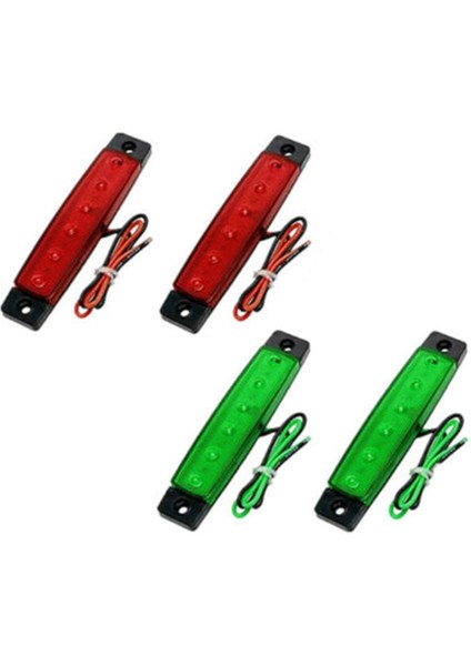 12X Deniz Navigasyon Işığı LED Kırmızı ve Yeşil Yay Aydınlatma Lambası Dc 12V Kayak Için (Yurt Dışından) modelleri