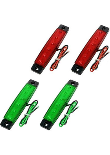 12X Deniz Navigasyon Işığı LED Kırmızı ve Yeşil Yay Aydınlatma Lambası Dc 12V Kayak Için (Yurt Dışından) fırsatları