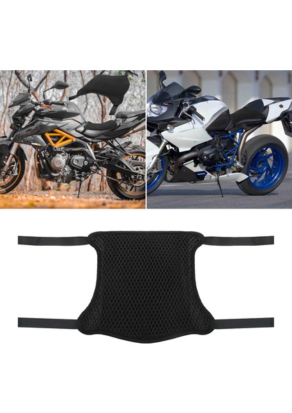 Yalıtımlı Motosiklet Aksesuarları Koltuk Yastık Hava Soğutma Yastık Örtüsü Eyer Siyah Çift Katmanlı (Yurt Dışından) indirimleri