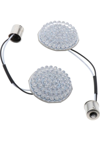 2pcs 2 '' Sarı Ön Turn Sinyalleri Harley Modeli Için LED Işıklar Paneli (Yurt Dışından)