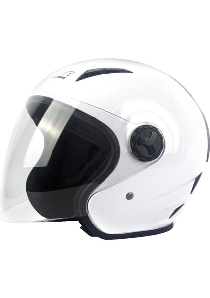 Motosiklet Sokak Spor Bisiklet Kask Tam Yüz Kask Temizle Vizörler Temizle Kalkan Kalkanı - Beyaz M (Yurt Dışından)