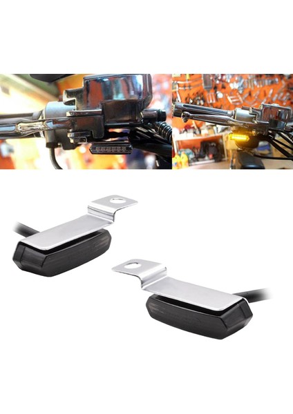 2pcs Mini Motosiklet Akan Su LED Dönüş Sinyali Kehribar Işığı Kawasaki Için (Yurt Dışından) modelleri