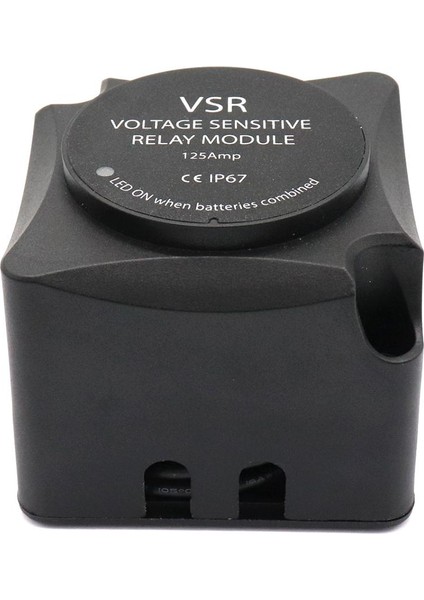 Siyah 12V Voltaj Algılama Bölünmüş Şarj Röle (Vsr) 125 (Yurt Dışından)