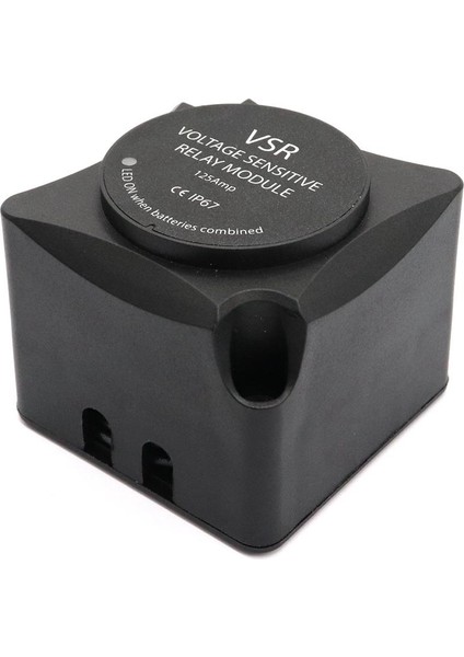Siyah 12V Voltaj Algılama Bölünmüş Şarj Röle (Vsr) 125 (Yurt Dışından)