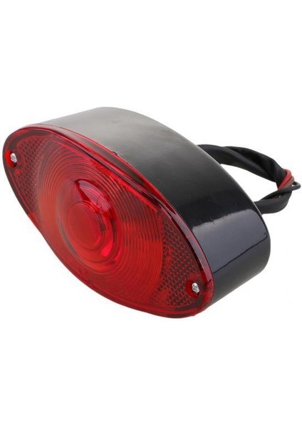 2x Motosiklet LED Fren Kuyruk Işık Dönüş Sinyali Plaka Tutucu Siyah (Yurt Dışından)