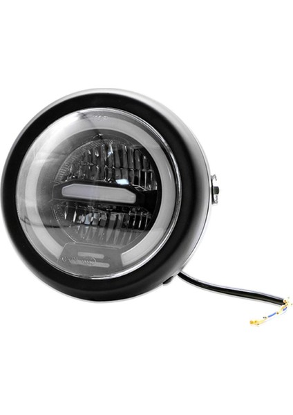 Retro 6 Inç Halojen LED Far Açısı Gözleri Geçerek Açık Beyaz Drl (Yurt Dışından) fiyatları