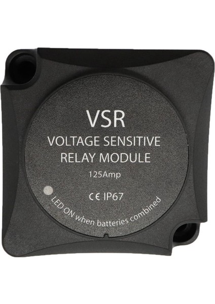 Siyah 12V Voltaj Algılama Bölünmüş Şarj Röle (Vsr) 125 (Yurt Dışından)