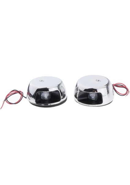 2 Adet LED Navigasyon Işıkları Lamba Güverte Montajı, Kırmızı ve Yeşil Led, Port, Bağlantı Noktası, (Yurt Dışından)