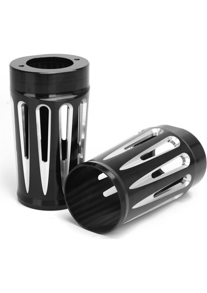 Cnc Kesim Siyah Kütük Alüminyum Çatal Boot Slider Kapağı Için Harley 14-2016 (Yurt Dışından)