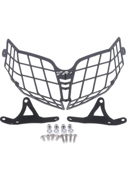 TRK502 502X Için Motosiklet Far Koruma Koruyucu Grille Kapak (Yurt Dışından)
