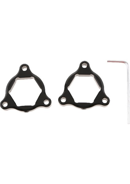 22MM Motosiklet Cnc Ön Altıgen Çatal Ön Yükleme Düzenleyicileri Universal Black (Yurt Dışından)