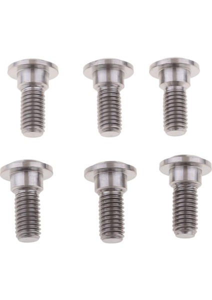 6 Adet M8 x 20MM Titanyum Alaşım Motosiklet Fren Diski Rotor Montaj Bolt Vidası (Yurt Dışından)