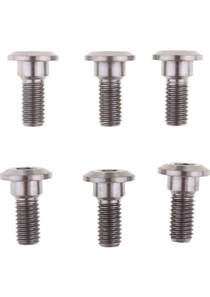 6 Adet M8 x 20MM Titanyum Alaşım Motosiklet Fren Diski Rotor Montaj Bolt Vidası (Yurt Dışından)