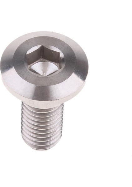 6 Adet M8 x 20MM Titanyum Alaşım Motosiklet Fren Diski Rotor Montaj Bolt Vidası (Yurt Dışından)