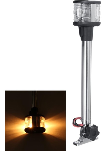 12V LED Deniz Teknesi Navigasyon Ankrajı Işık Sıcak Beyaz Paslanmaz Katlanır Kutup (Yurt Dışından) indirimleri