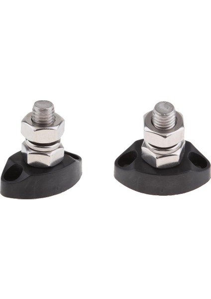 2 Adet Siyah Kavşak Bloğu Güç Postalı Yalıtımlı Terminal Saplama 10MM 3/8in (Yurt Dışından)