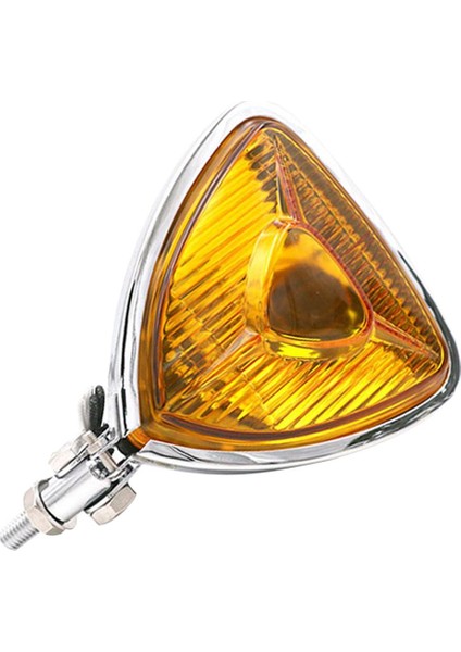 Kıyıcı Bobber Için 12V 55W Motosiklet Üçgen Far Lambası (Yurt Dışından) fiyatları