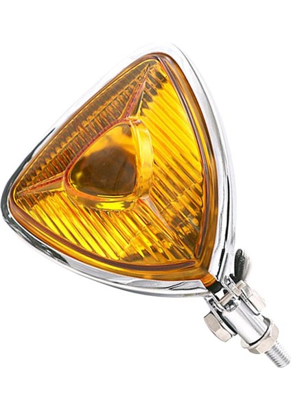 Kıyıcı Bobber Için 12V 55W Motosiklet Üçgen Far Lambası (Yurt Dışından) fırsatları