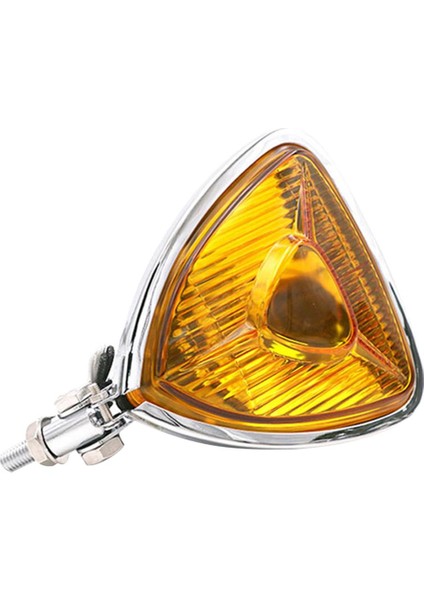 Kıyıcı Bobber Için 12V 55W Motosiklet Üçgen Far Lambası (Yurt Dışından) indirimleri