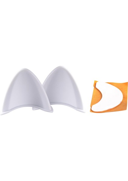 Motosiklet Kayak Beyaz Için Değiştirilebilir Kask Dekorasyonu (Yurt Dışından)