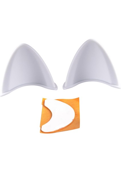 Motosiklet Kayak Beyaz Için Değiştirilebilir Kask Dekorasyonu (Yurt Dışından)