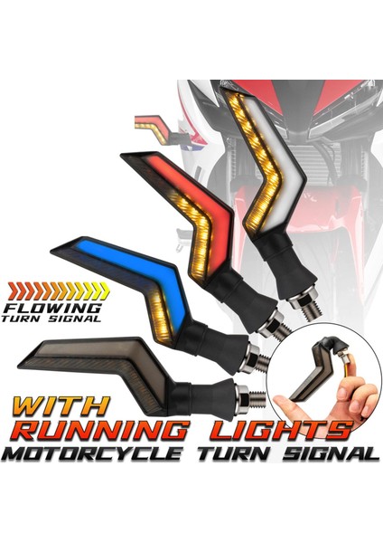 Motosiklet Akan Drl Fonksiyonu Su Geçirmez Kırmızı Drl (Yurt Dışından) fırsatları