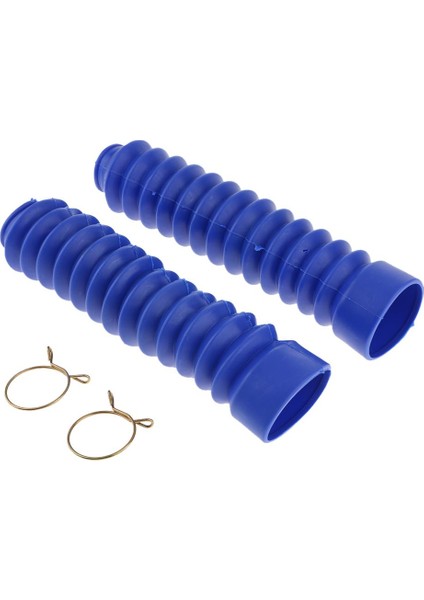 Ön Çatal Toz Kapağı Motosiklet Şok Emici Botlar 205X42X30MM Mavi (Yurt Dışından)