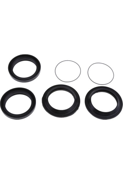 2 Set Ön Şok Yağ Keçesi ve Toz Kapağı 41X53X8MM Çift Yay Fit Yamaha (Yurt Dışından)