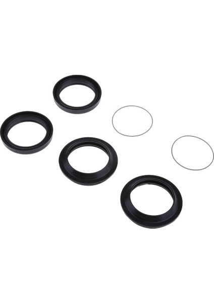 2 Set Ön Şok Yağ Keçesi ve Toz Kapağı 41X53X8MM Çift Yay Fit Yamaha (Yurt Dışından)