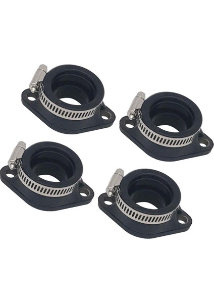 Pwk 28/30MM Karbüratör Utv 4 Parça Için 4x Evrensel Karbonhidrat Adaptörü Flanşı (Yurt Dışından)