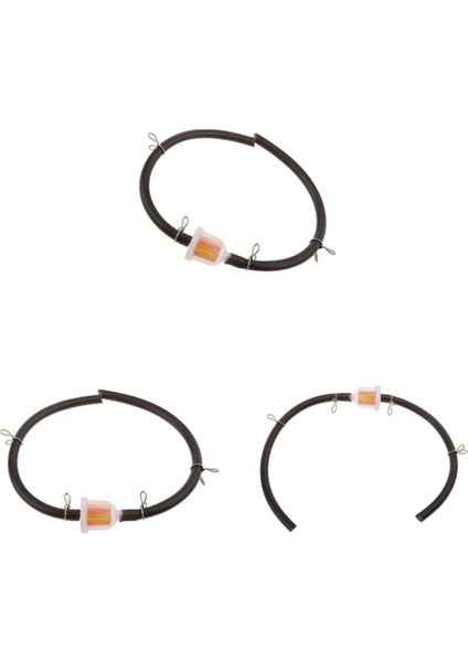 3x Mini Gaz Hortum Hattı Yakıt Filtresi Çocuklar Kir Cep Bisikleti Atv Dört (Yurt Dışından)