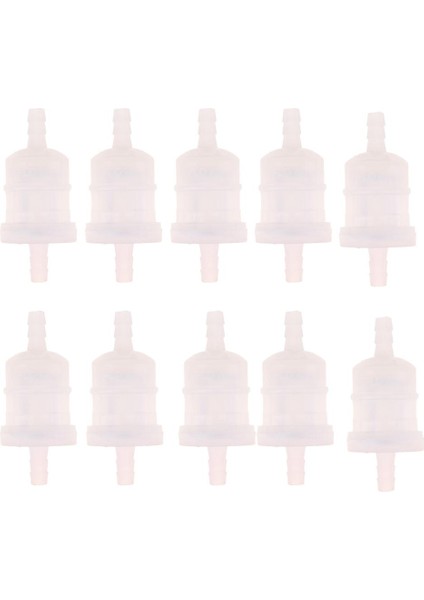 10 Adet Beyaz Evrensel Satır Içi Yakıt Benzin Filtresi 6mm/1/4 "hortum Boruları (Yurt Dışından) fiyatları