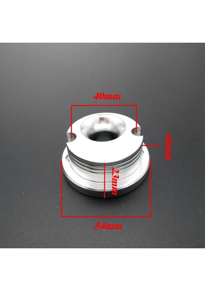 2 Zamanlı 47CC 49CC Cep Bisikleti Gümüş Için Cnc 44MM Hava Filtresi Adaptörü (Yurt Dışından)