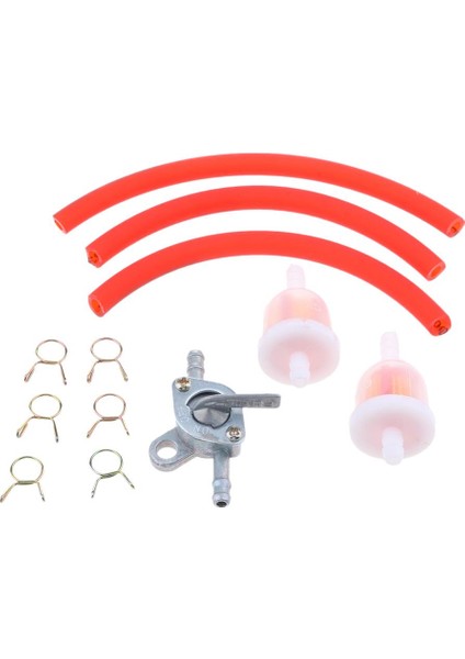 Motosiklet Kir Çukur Bisiklet Atv Yakıt Filtresi Hortum Tüp Tankı Anahtarı Petcock (2x) (Yurt Dışından) fiyatları