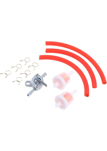 Motosiklet Kir Çukur Bisiklet Atv Yakıt Filtresi Hortum Tüp Tankı Anahtarı Petcock (2x) (Yurt Dışından) fırsatları