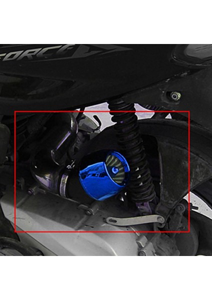 Kırmızı Için Açılı 24-48MM Motosiklet Yüksek Emme Filtresi den Kullanılabilir (Yurt Dışından) modelleri