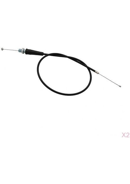2pcs Evrensel Acil Durum 50CC Motosiklet Atv Kir Bisiklet Debriyaj Gaz Kablosu (Yurt Dışından)