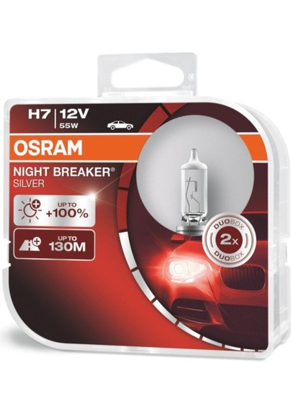 Night Breaker Silver H7 Ampul 64210NBS +100% Fazla Işık