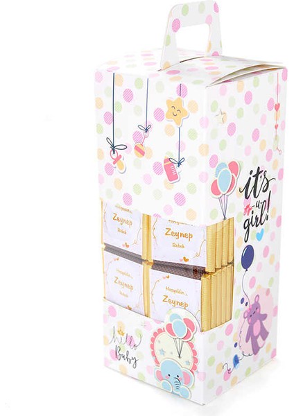 Kız Bebek Dökme Çikolata 70 Bitter Madlen Çikolata modelleri