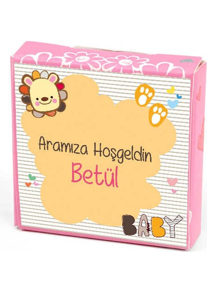 Kız Bebek Dökme Çifte Kavrulmuş Lokum (30 Adet Lokum)