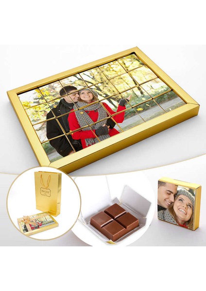 24lü Puzzle Antep Fıstıklı Nota Çikolata