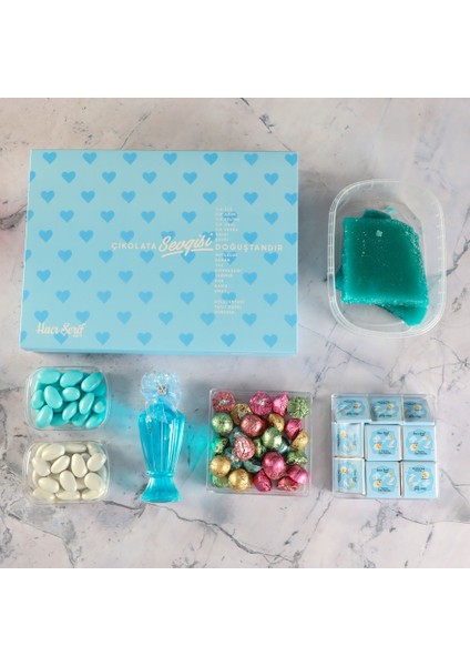 Erkek Bebek Hediye Çikolata Paketi fiyatları