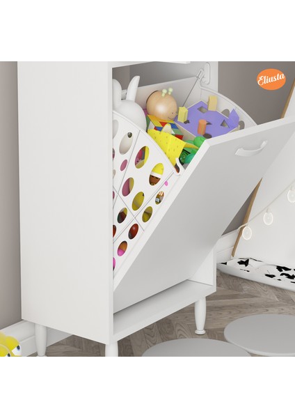 Sepetli Banyo Dolabı Mutfak Dolabı Kirli Çamaşır Dolabı Sepetli Oyuncak Dolabı fırsatları