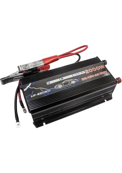 UP-2000W DC12Vtan AC220Va Dönüştürücü - 2000W inverter