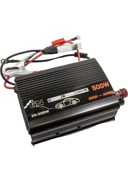 GN-500W DC12Vtan AC220Va Dönüştürücü - 500W inverter