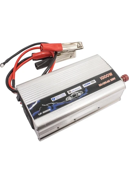 UP-1000W DC12Vtan AC220Va Dönüştürücü - 1000W inverter