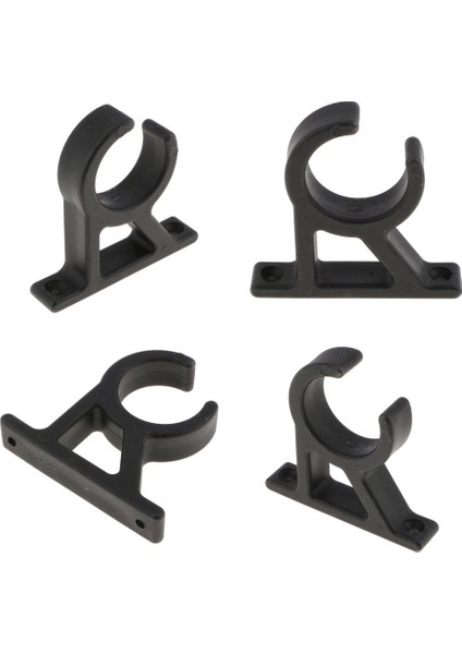 4pcs Naylon Kanca Tutucu Klipsler Tekne Kayık Kürek Sert Kutup Işık Saklama Braketi (Yurt Dışından)