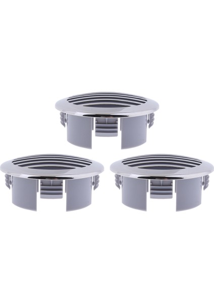 3pcs Rv Teknesi 3 Inç 76MM Paslanmaz Çelik Kavisli Kaplı Havalandırma 81932SS-HP (Yurt Dışından)