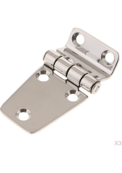 3pcs Kapı Menteşe Cilalı Paslanmaz Çelik 304 Bilyalı Yatak Popo Menteşeleri (Yurt Dışından)